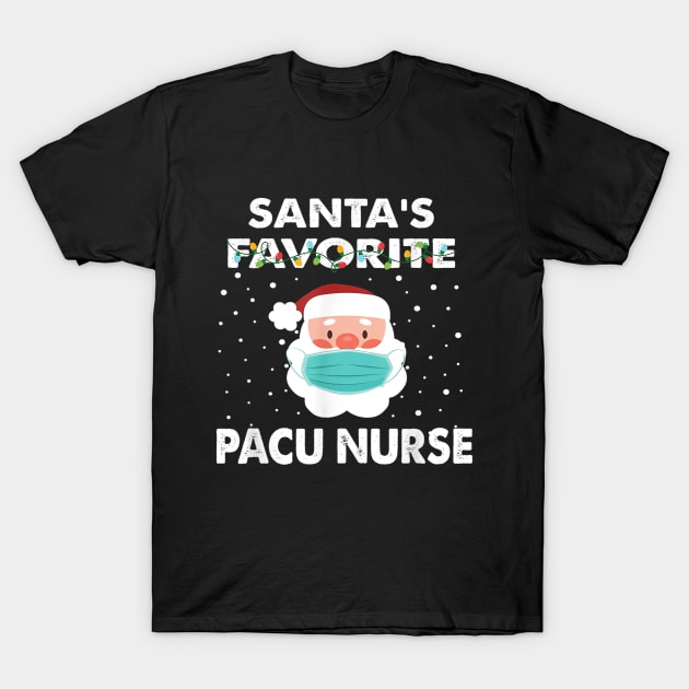 Santa's Favorite Pacu Nurse T-Shirt by ninishop